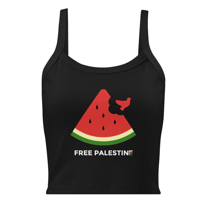Free Palestine Watermelon dámské žebrované tílko
