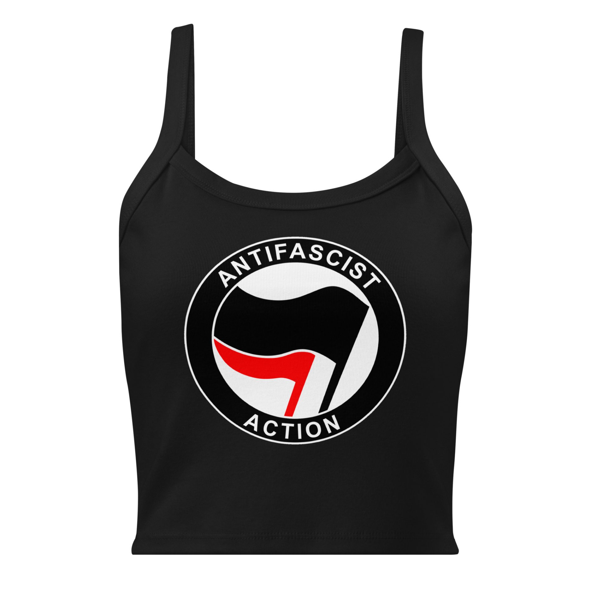 Antifascist Action dámské žebrované tílko 1 Antifascist Action dámské žebrované tílko