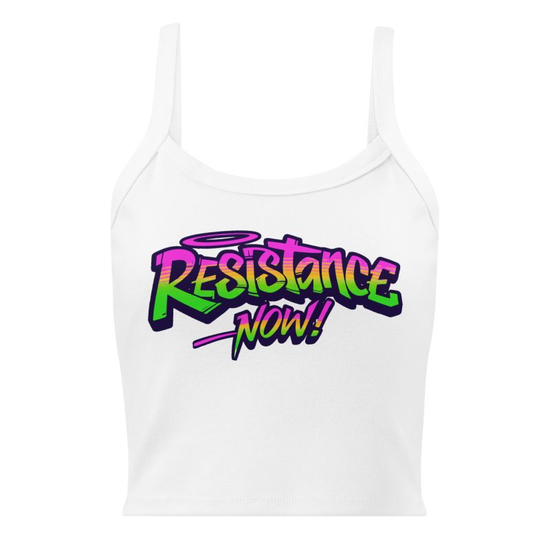 Resistance Now! dámské žebrované tílko