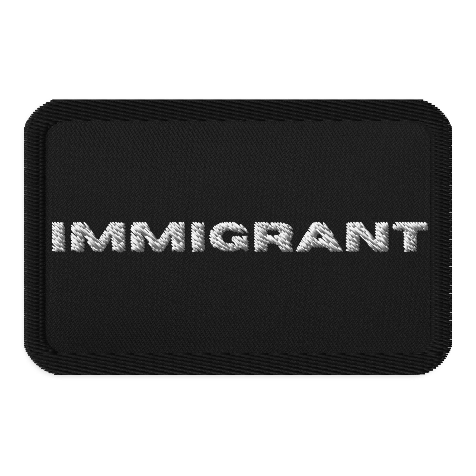 IMMIGRANT nášivka 1 IMMIGRANT nášivka