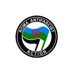 Roma Antifascist Action kiss cut samolepky