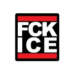 FCK ICE kiss cut samolepky