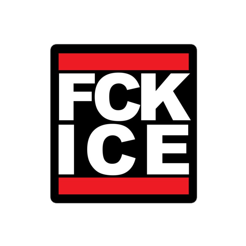 FCK ICE kiss cut samolepky