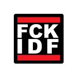 FCK IDF kiss cut samolepky