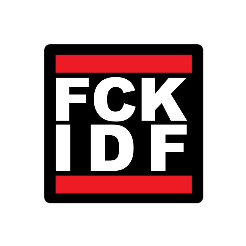 FCK IDF kiss cut samolepky