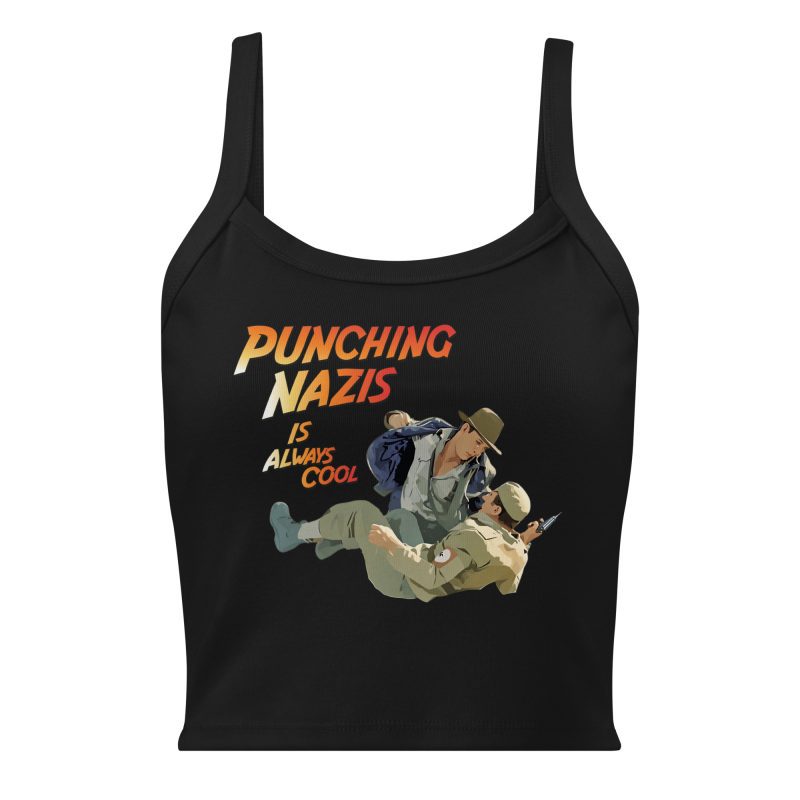 Punching Nazis Is Always Cool dámské žebrované tílko