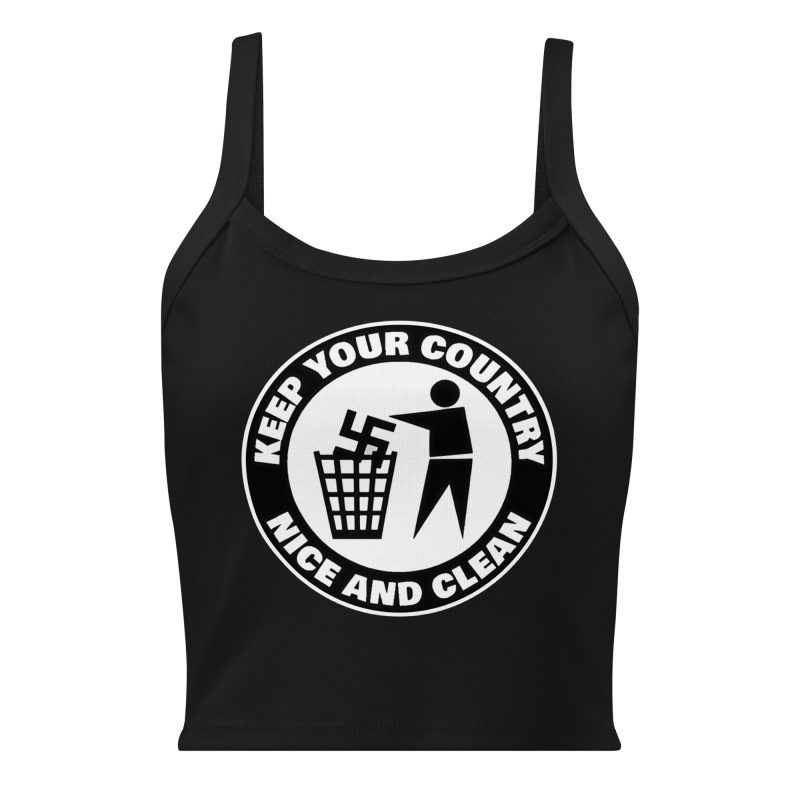Keep Your Country Nice and Clean dámské žebrované tílko