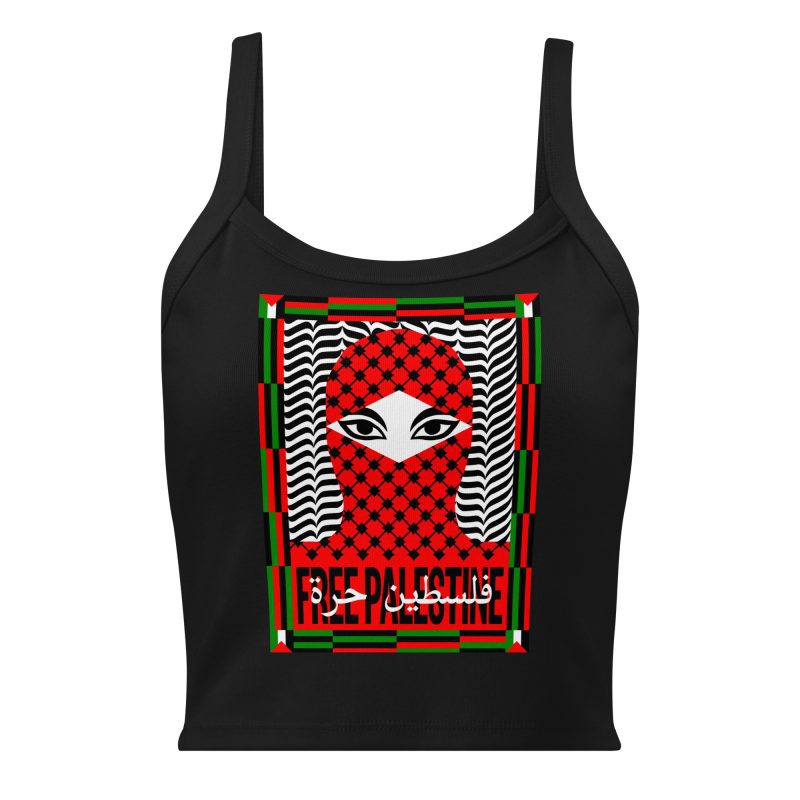 Free Palestine dámské žebrované tílko