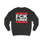 FCK TUREK unisex mikina bez kapuce