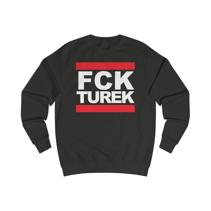 FCK TUREK unisex mikina bez kapuce