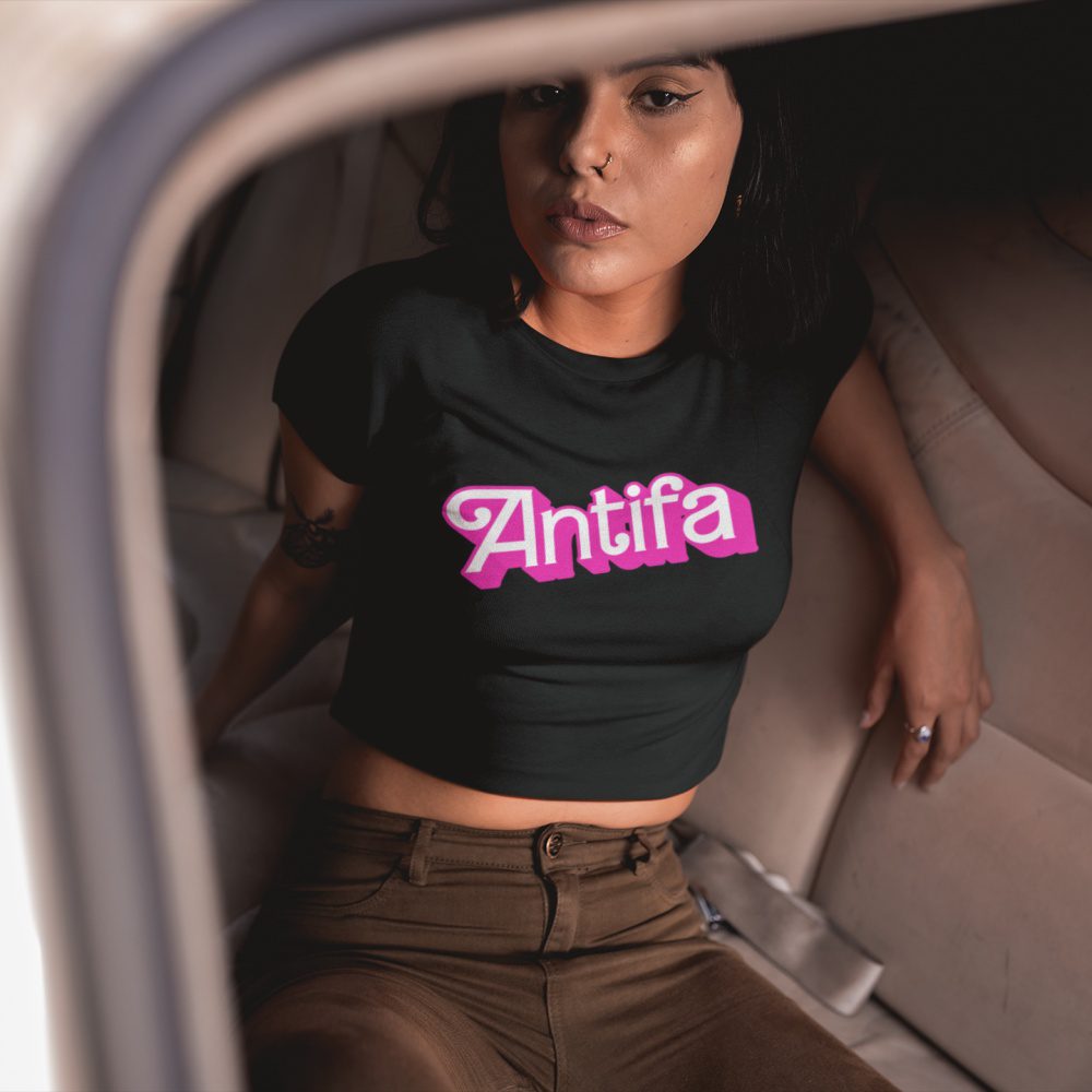 Antifa-Barbie-Womens-Baby-T-shirt Antifa Shop