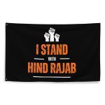 I Stand with Hind Rajab vlajka