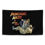Punching Nazis Is Always Cool vlajka