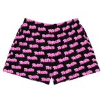 Black & Pink Antifa Barbie unisex recyklované kraťasy