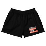 Sometimes Antisocial Always Antifascist unisex recyklované kraťasy