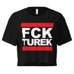 FCK TUREK crop top