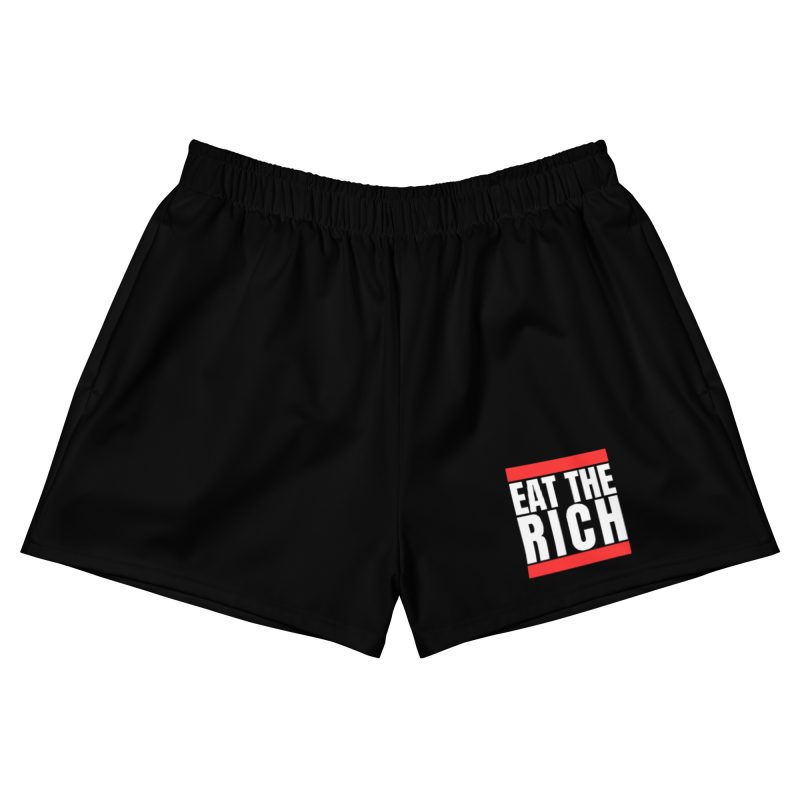 Eat the Rich unisex recyklované kraťasy