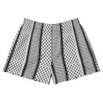 Kufiya (Keffiyeh) unisex recyklované kraťasy