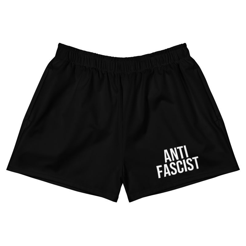 Antifascist unisex recyklované kraťasy
