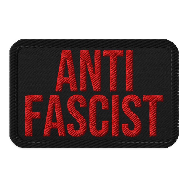 Antifascist nášivka na suchý zip