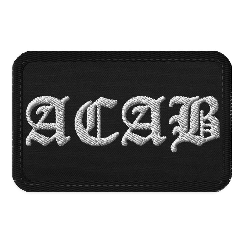 ACAB nášivka na suchý zip