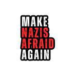 Make Nazis Afraid Again kiss cut samolepky