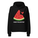Free Palestine Watermelon dámská organická mikina