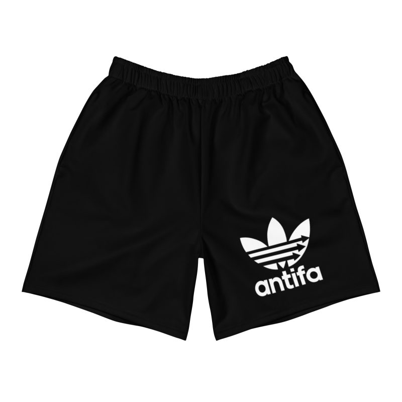 Antifa Three Stripes unisex recyklované dlouhé kraťasy