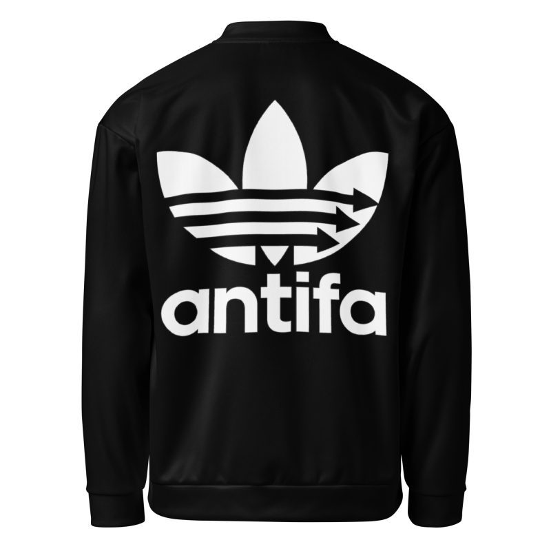 Antifa Three Stripes Unisex Bomber Jacket