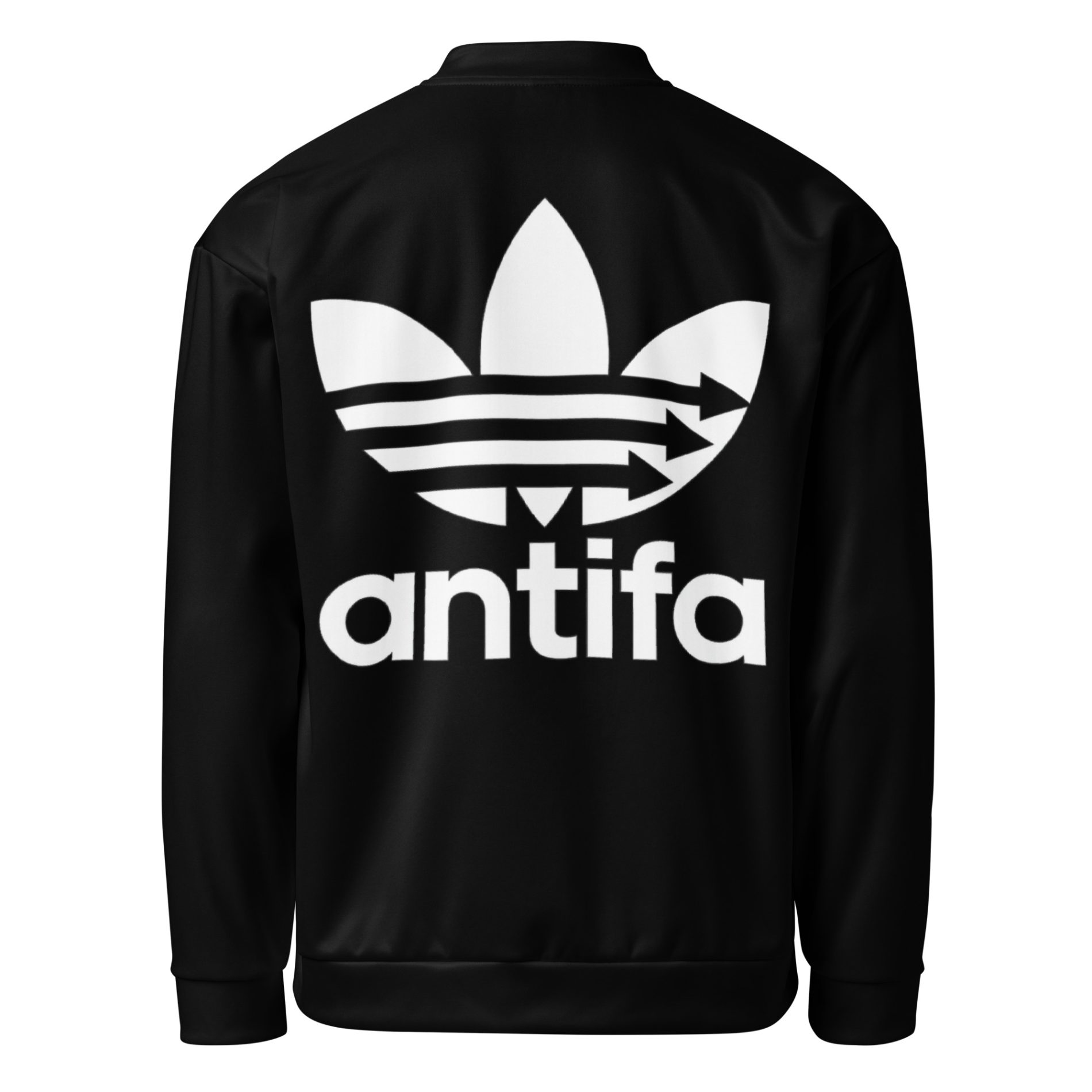 Antifa Three Stripes Unisex Bomber Jacket 1 Antifa Three Stripes Unisex Bomber Jacket