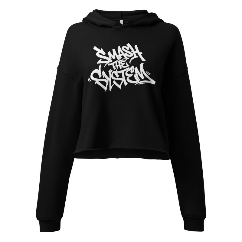 Smash the System crop mikina