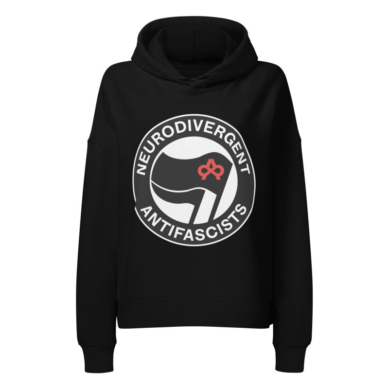 Neurodivergent Antifascists dámská organická mikina
