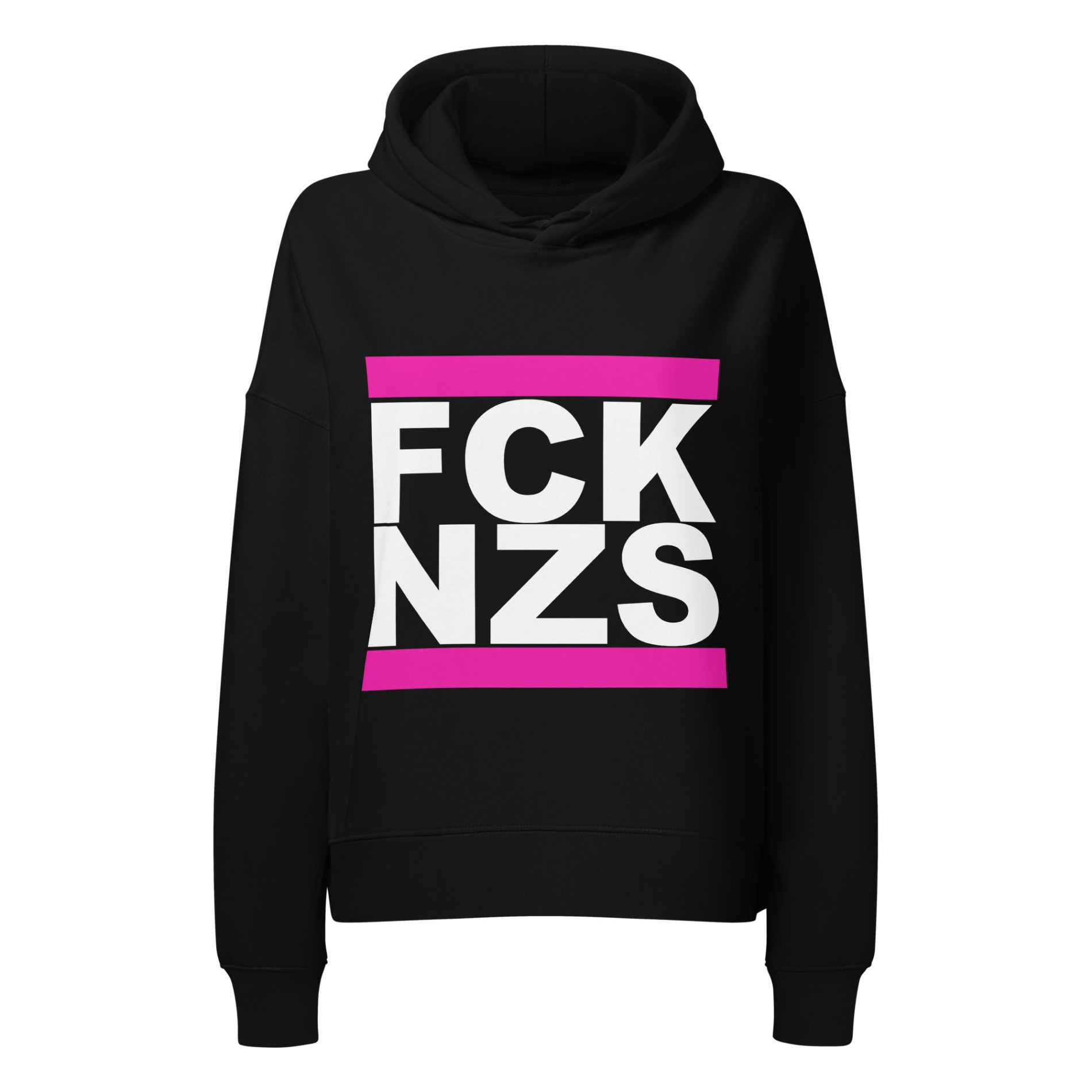 FCK NZS Pink dámská organická mikina 1 FCK NZS Pink dámská organická mikina