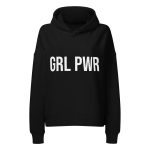GRL PWR feministická dámská organická mikina