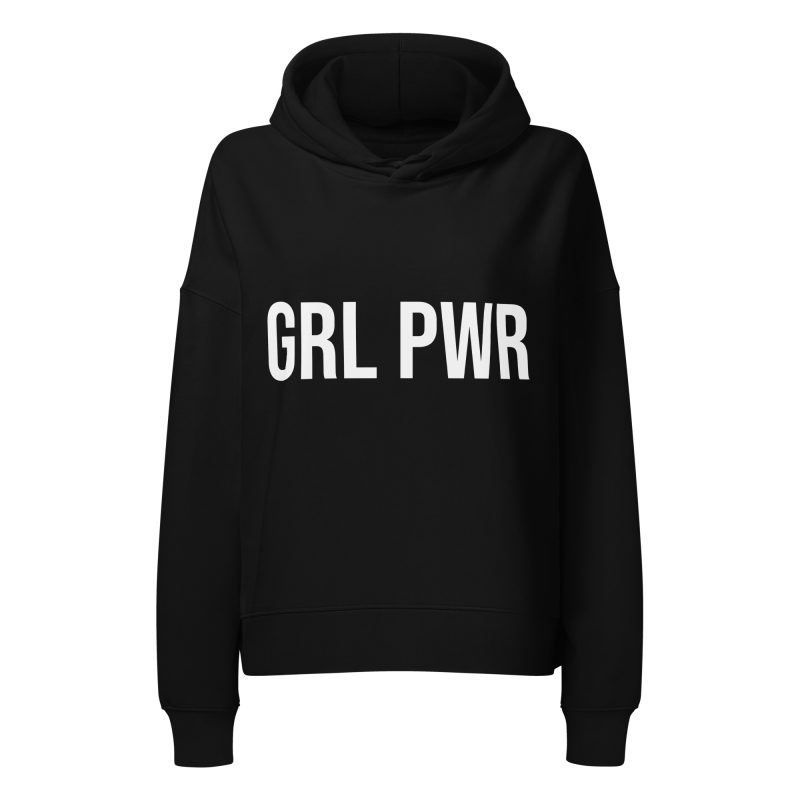 GRL PWR feministická dámská organická mikina