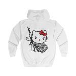 Resistance Kitty Keffiyeh unisex mikina s kapucí na zip