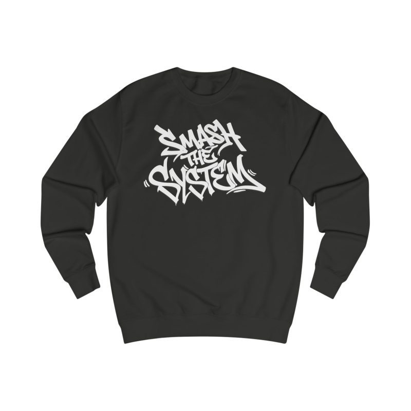 Smash the System unisex mikina bez kapuce