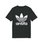 Antifa Three Stripes unisex organické tričko
