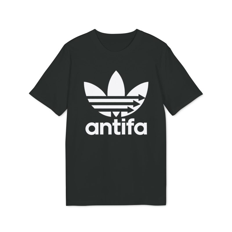 Antifa Three Stripes unisex organické tričko