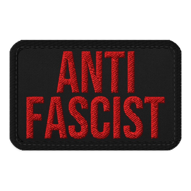 ANTIFASCIST nášivka na suchý zip