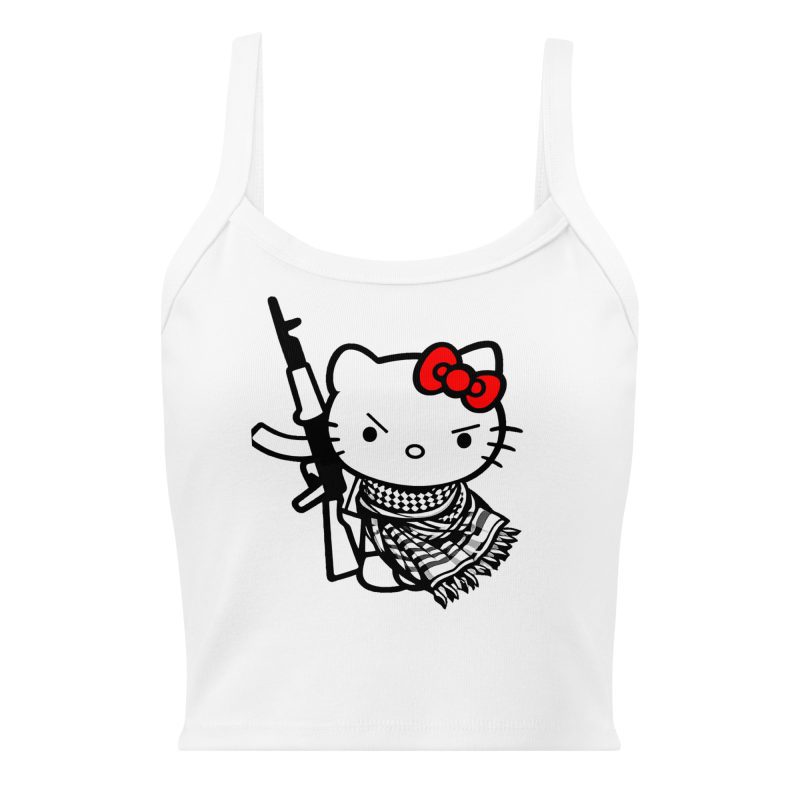Resistance Kitty Keffiyeh dámské žebrované tílko