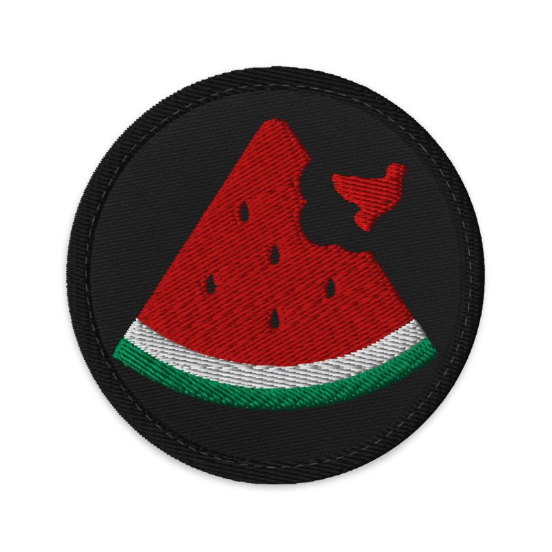 Free Palestine Watermelon nášivka na suchý zip