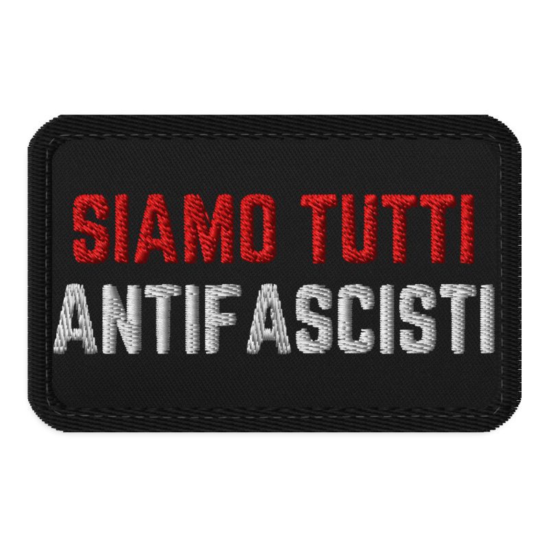 Siamo Tutti Antifascisti nášivka na suchý zip