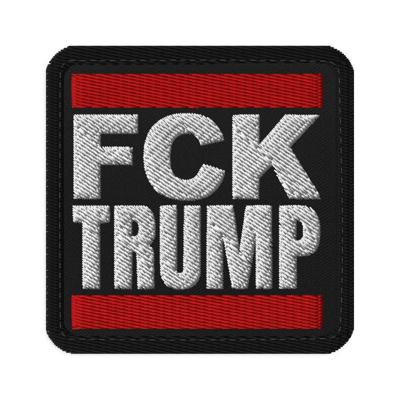 FCK TRUMP nášivka na suchý zip