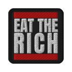 Eat the Rich nášivka na suchý zip