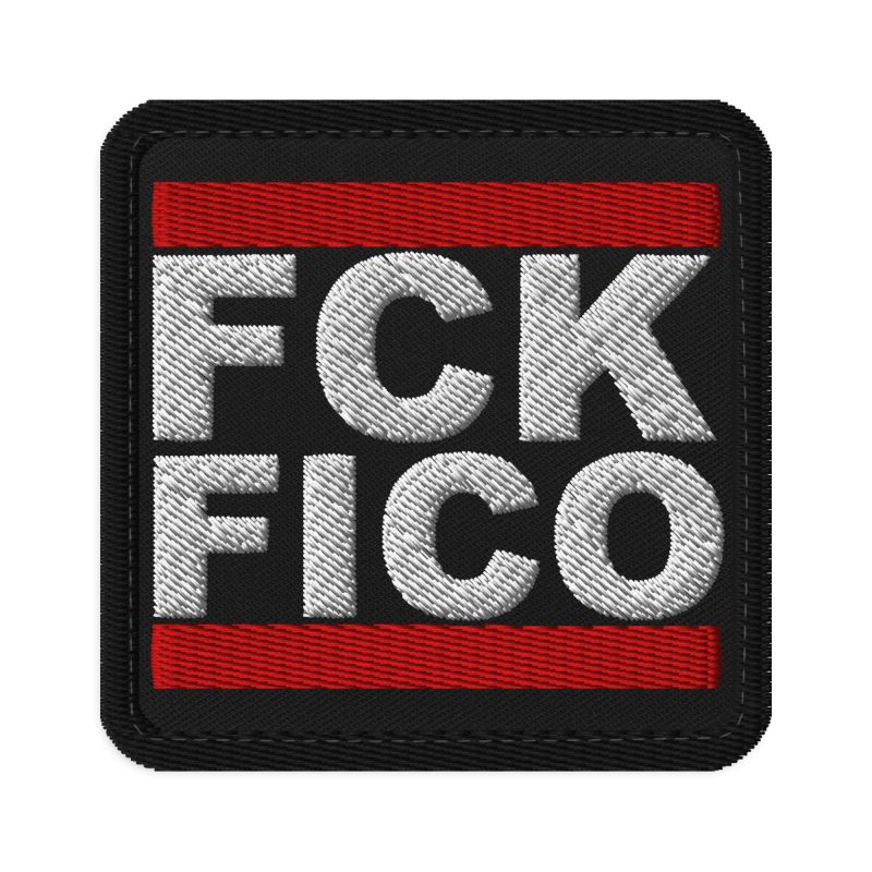 FCK FICO nášivka na suchý zip