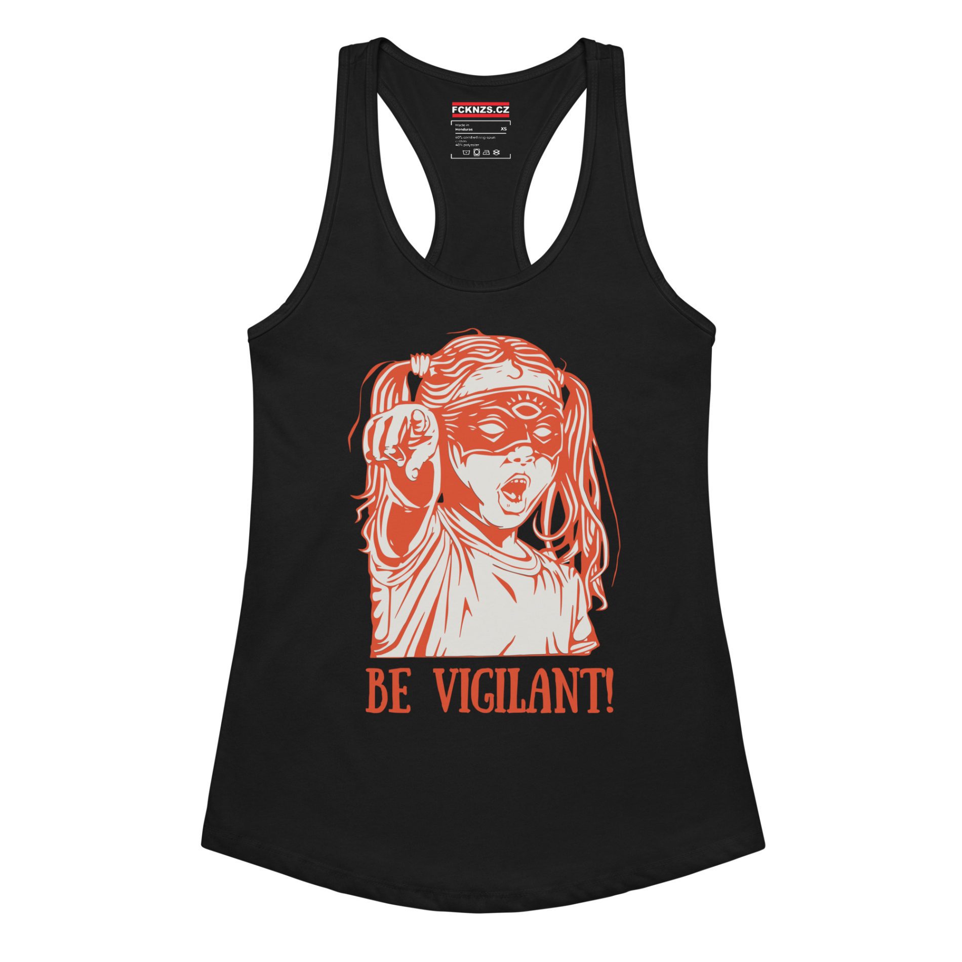 BE VIGILANT! dámské tílko racerback 1 BE VIGILANT! dámské tílko racerback