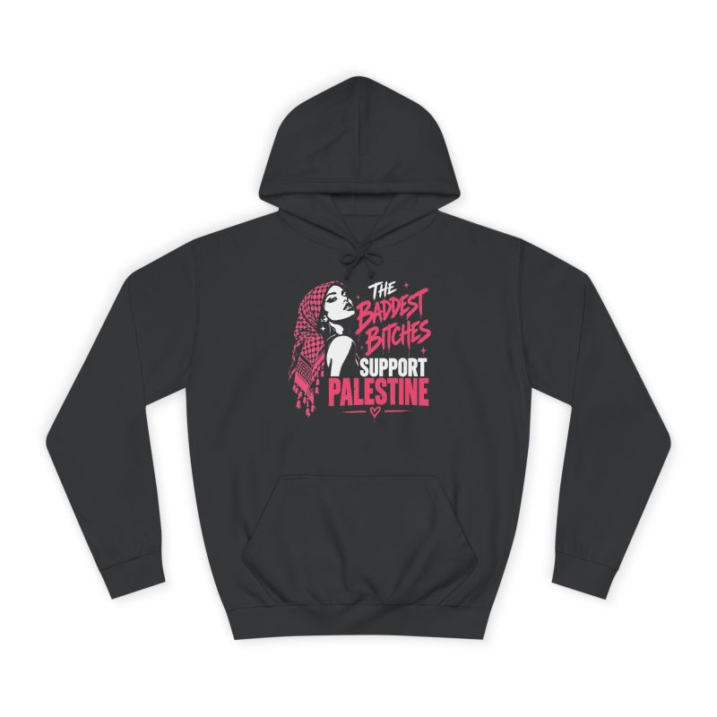 The Baddest Bitches Support Palestine unisex mikina