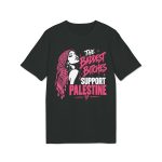 The Baddest Bitches Support Palestine unisex organické tričko