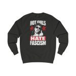 Hot Girls Hate Fascism unisex mikina bez kapuce